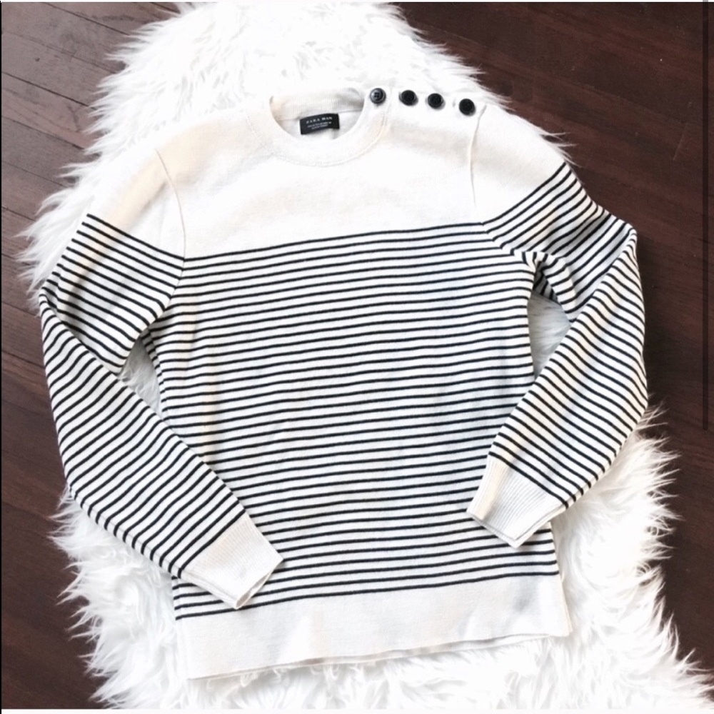 Classic long sleeve sweater from zara